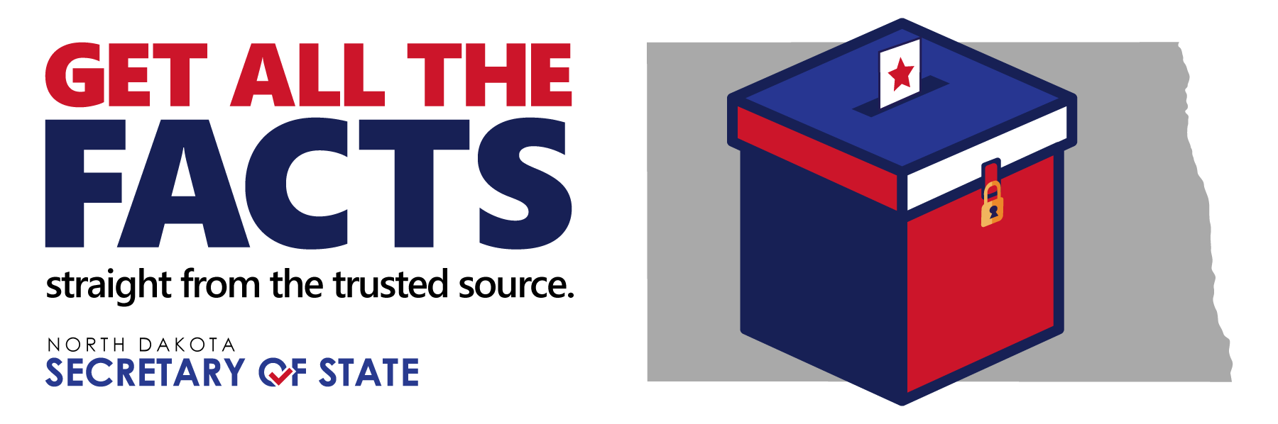 voting box with lock and get all the facts straight from the trusted source in text.